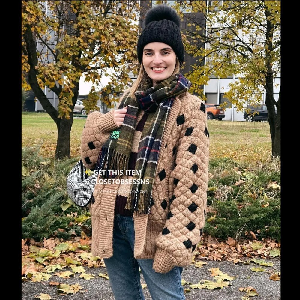 ZARA Oversized Wool-Blend Cardigan - Picture 8 of 17